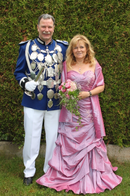 Schützenkönig Eugen I. Bongartz und Königin Susanne
