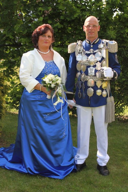 Schützenkönig Christof I. Höller und Königin Kerstin